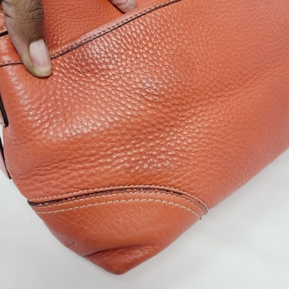 Coach | Vintage Salmon Pink Leather Pebble Top Hobo Bag (One Size)